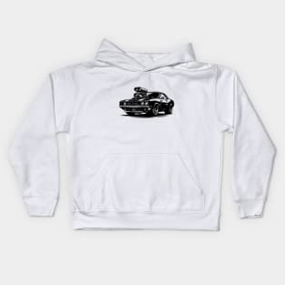 American Muscle Car Kids Hoodie